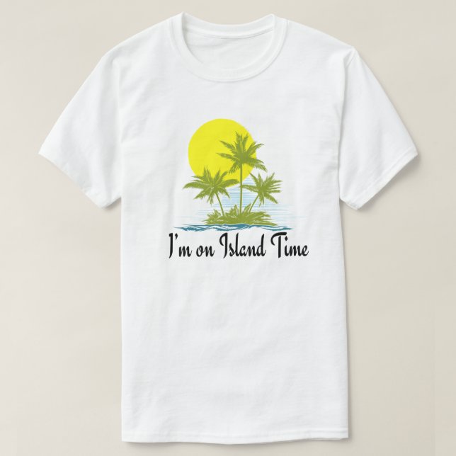 Camiseta Estoy en la hora de la isla (Diseño del anverso)