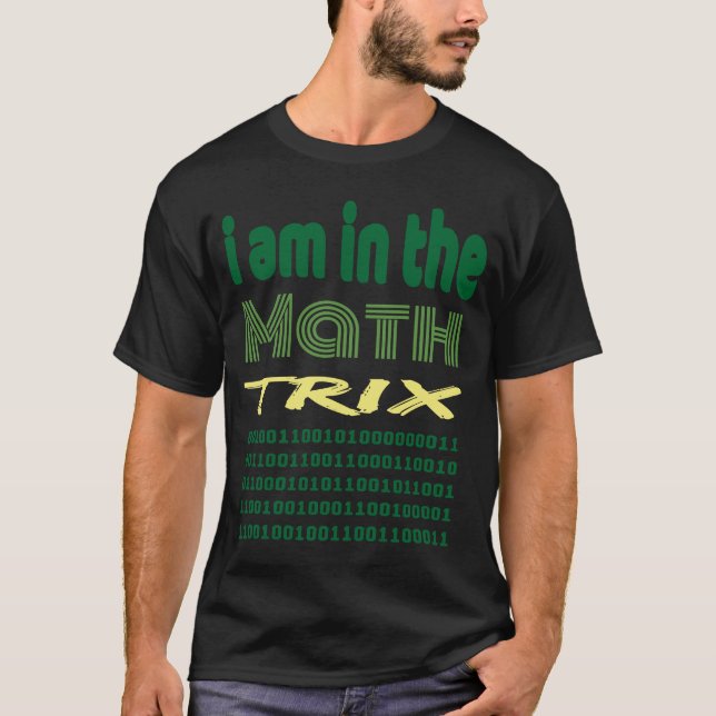 Camiseta Estoy en la idea de matriz matemática para el humo (Anverso)