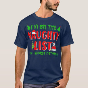 Camiseta Estoy en la lista traviesa y no me arrepiento de n