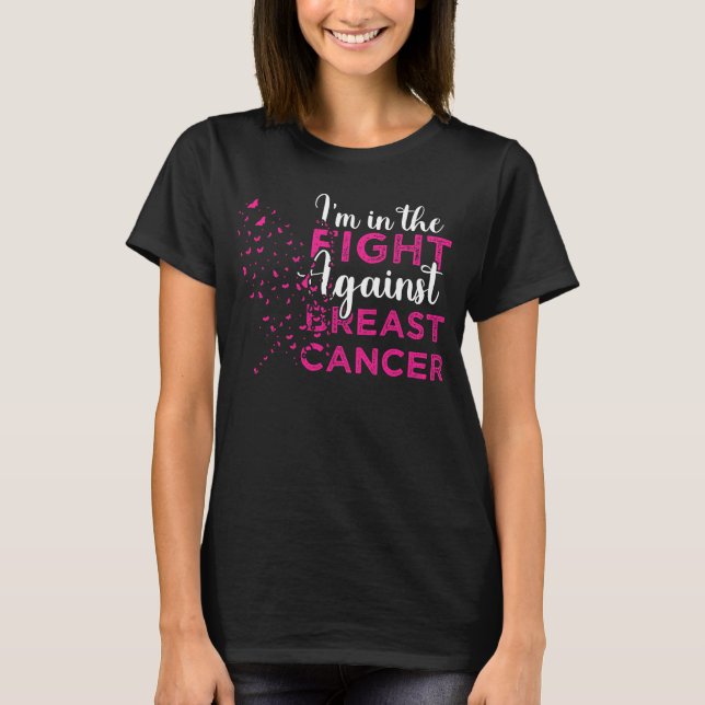 Camiseta Estoy en la lucha contra el cáncer de mama (Anverso)
