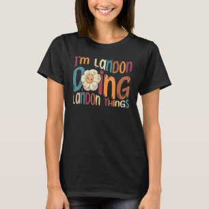 Camiseta Estoy en Londres haciendo cosas de Londres Groovy