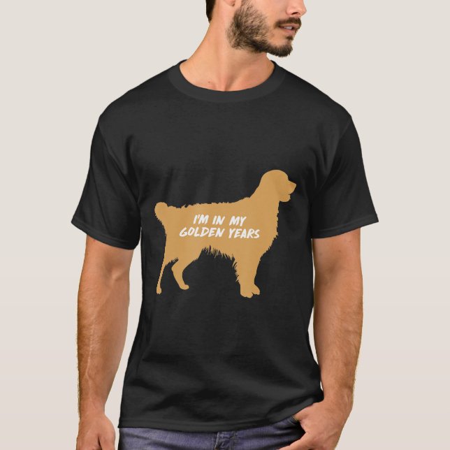 Camiseta Estoy En Mi Golden Years Golden Retriever (Anverso)