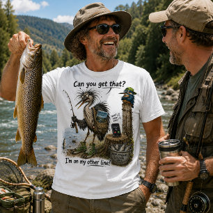 Camiseta Estoy En Mi Otra Línea Pájaro Divertido