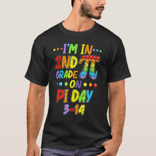 Camiseta Estoy en segundo grado en el Pi Day 3 14 matemátic