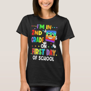 Camiseta Estoy en segundo grado en el primer día de clase c