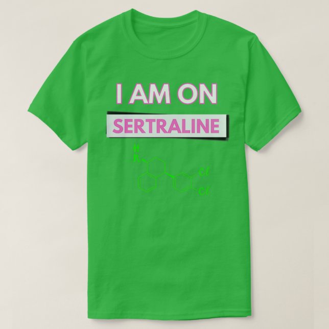 Camiseta Estoy en Sertralina 1 (Diseño del anverso)