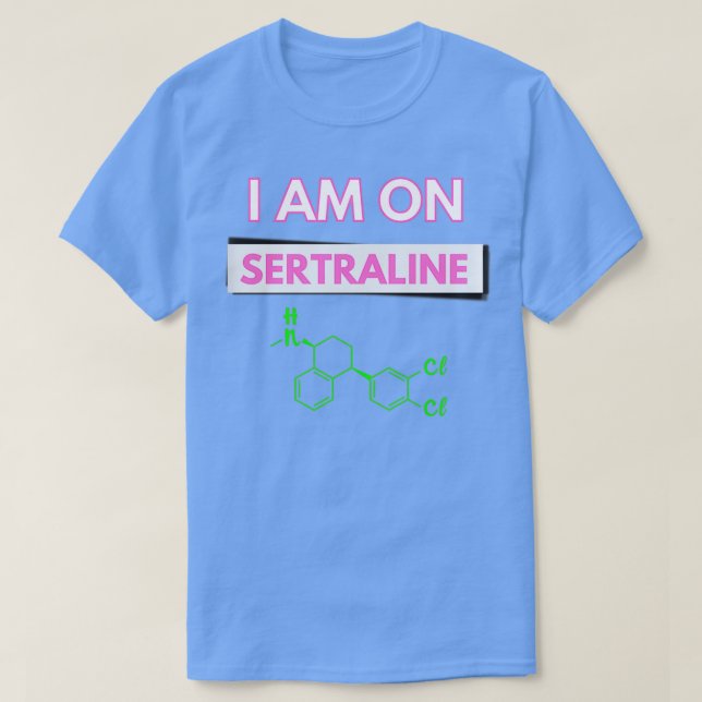Camiseta Estoy en Sertraline (Diseño del anverso)