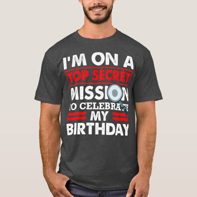 Camiseta Estoy En Un Alto Espionaje Del Agente Secreto De L (Anverso)