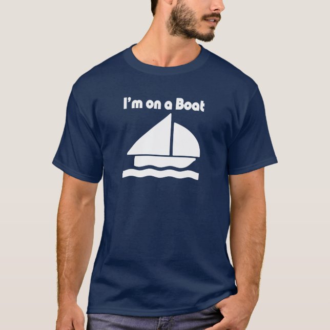 Camiseta Estoy en un barco (Anverso)