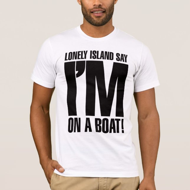 Camiseta Estoy en un barco (Anverso)