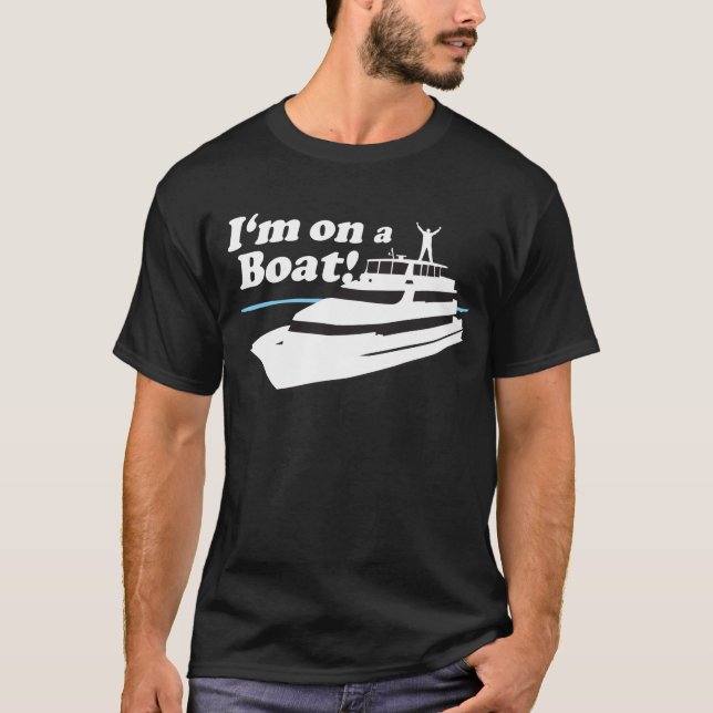 Camiseta Estoy en un barco (Anverso)