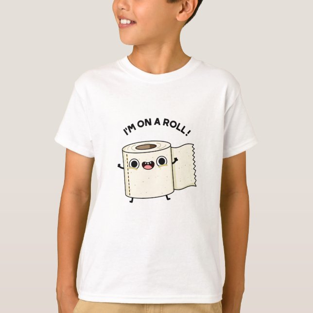 Camiseta Estoy en un divertido bollo de papel higiénico (Anverso)
