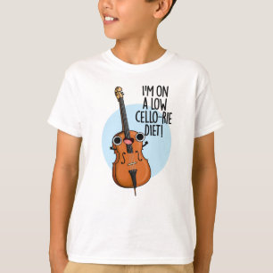 Camiseta Estoy en una dieta baja en un Cello-rie Funny Cell