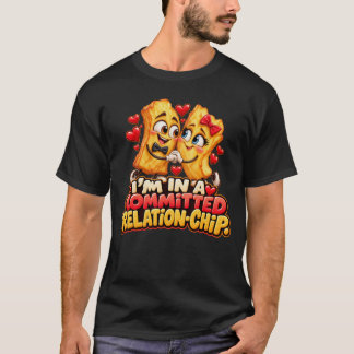 Camiseta Estoy en una Relación Comprometida con una Patata 
