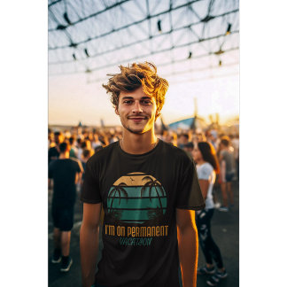 Camiseta Estoy en Vibes de Vacaciones Retro Permanentes