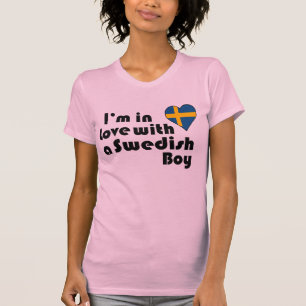 Camiseta Estoy enamorada de un niño sueco