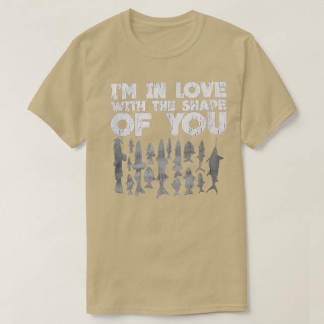 Camiseta Estoy Enamorado De La Forma De Usted  (Diseño del anverso)