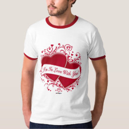 Camiseta ¡Estoy Enamorado De Ti! Corazones rojos