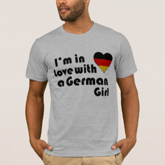 Camiseta Estoy enamorado de un Chica alemán