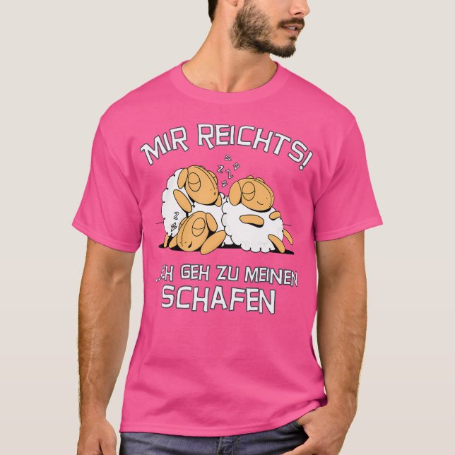 Camiseta Estoy Enfermo De Ir A Mi Oveja (Anverso)