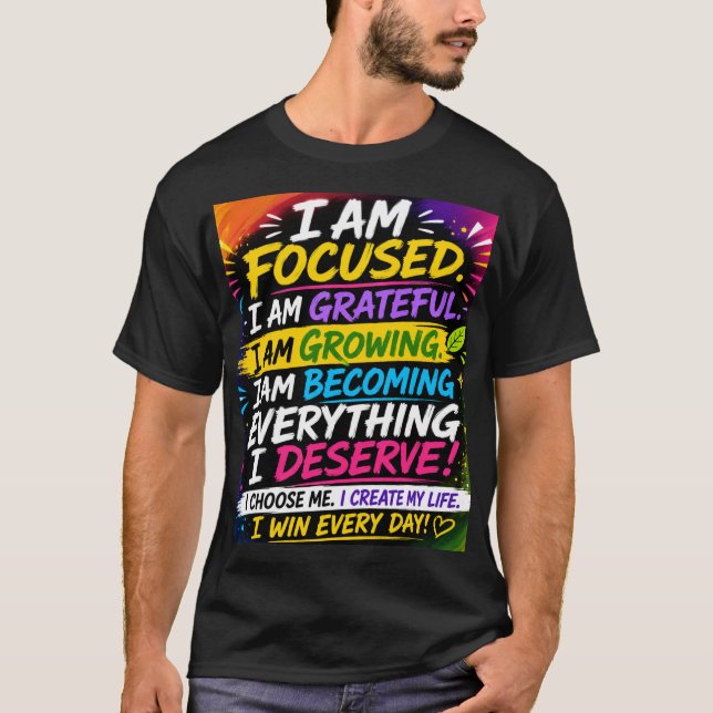 Camiseta Estoy enfocado  (Anverso)