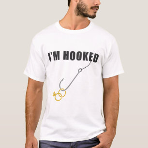 Camiseta Estoy enganchado anillo de compromiso propuesta de