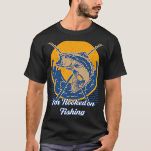 Camiseta Estoy enganchado con peces de la laguna de pescado