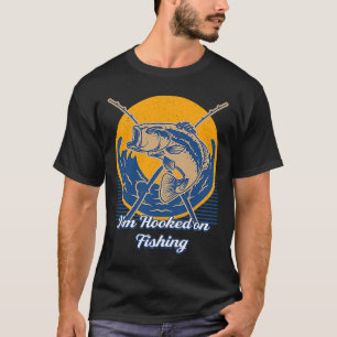 Camiseta Estoy enganchado con peces de la laguna de pescado