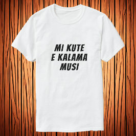 Camiseta Estoy escuchando música en Toki Pona