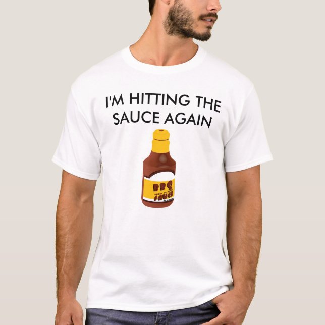 Camiseta Estoy golpeando la salsa otra vez (Anverso)