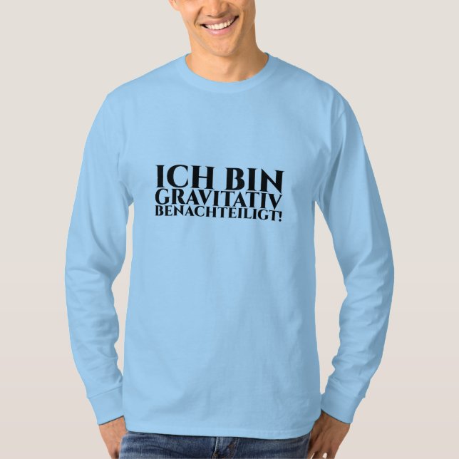 CAMISETA ESTOY GRAVITACIONALMENTE DESVENTAJADO (Anverso)