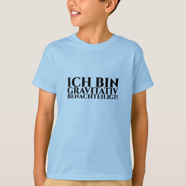 CAMISETA ESTOY GRAVITACIONALMENTE DESVENTAJADO (Anverso)