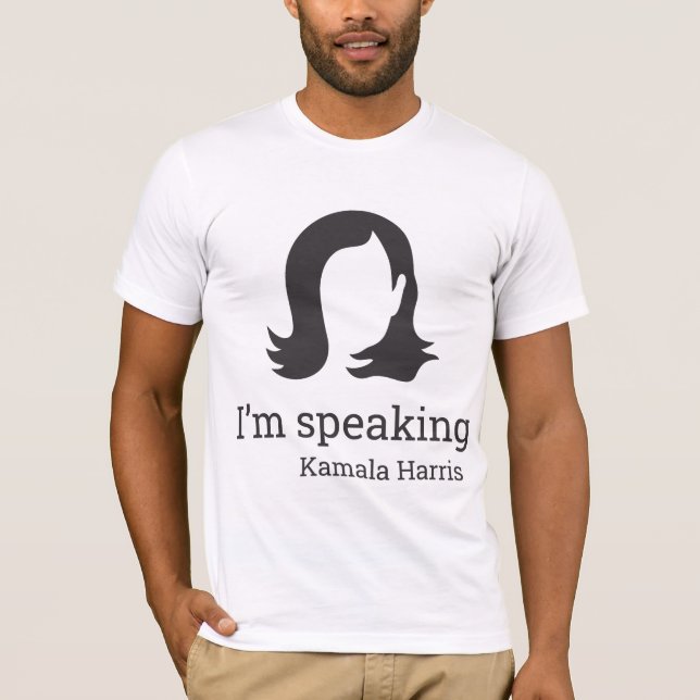 Camiseta Estoy hablando - Kamala Harris (Anverso)