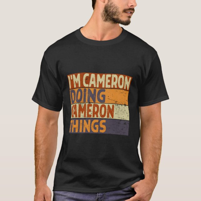 Camiseta Estoy Haciendo Chiste Cameron Things (Anverso)