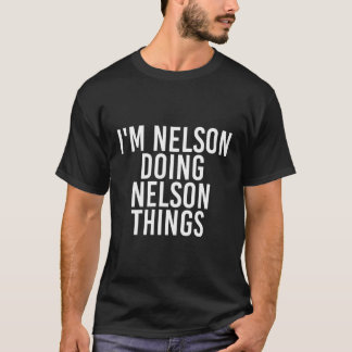 Camiseta Estoy Haciendo Nelson Cosas Divertidas Idea De Reg