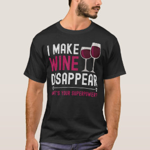 Camiseta Estoy haciendo que el vino desaparezca, ¿cuál es t