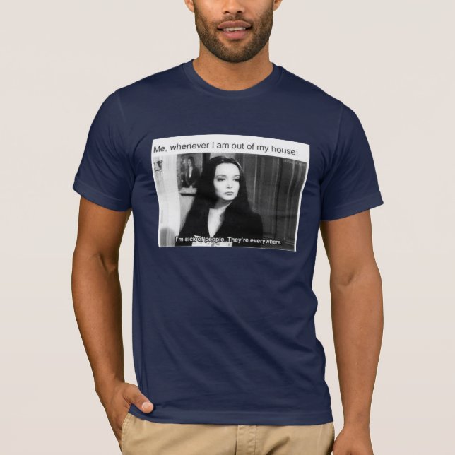 Camiseta ¡Estoy harto de la gente! (Anverso)