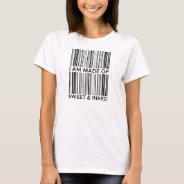 Camiseta ¡Estoy hecho de dulce y de tinta!