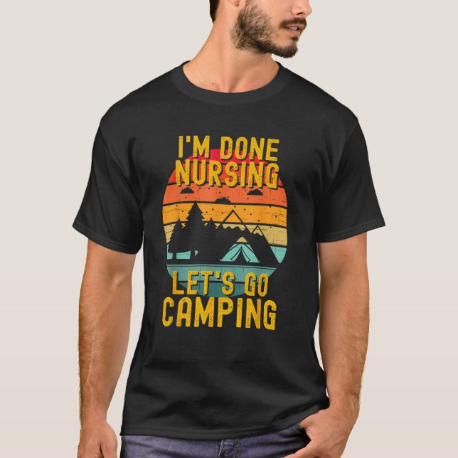 Camiseta Estoy hecho Enfermería Vamos Camping Verano Gracio (Anverso)