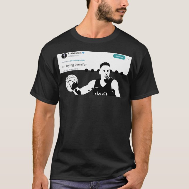 Camiseta Estoy Intentando Con Jennifer (Anverso)