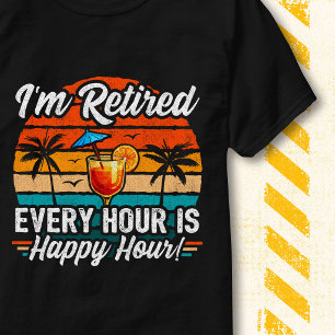 Camiseta Estoy Jubilado Divertido Cita de Hora Feliz Jubila