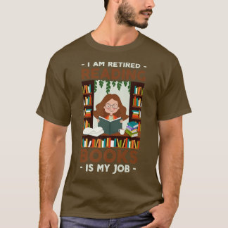 Camiseta Estoy jubilado leyendo libros es mi amante del lib