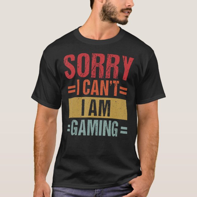 Camiseta Estoy jugando videojuegos divertidos regalos de ju (Anverso)