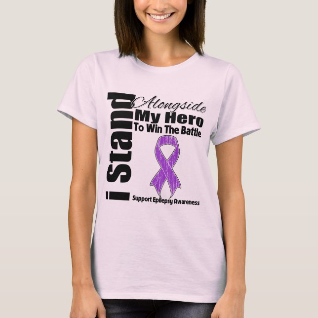 Camiseta Estoy junto a mi Epilepsia Hero (Anverso)