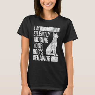 Camiseta Estoy juzgando el comportamiento de tu perro - ani