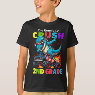 Camiseta Estoy listo para aplastar 2º grado – Regreso a la