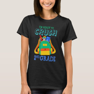 Camiseta Estoy listo para aplastar 2do grado