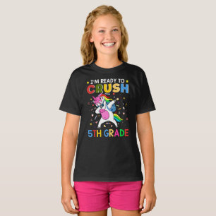 Camiseta Estoy listo para aplastar 5º grado