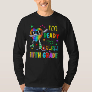 Camiseta Estoy listo para aplastar 5to grado de regreso a l