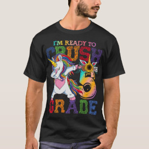Camiseta Estoy listo para aplastar 5to grado Unicornio Esto